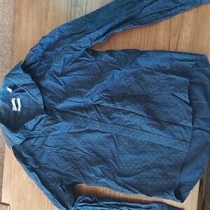 Mens Navy Michael Kors Button Up